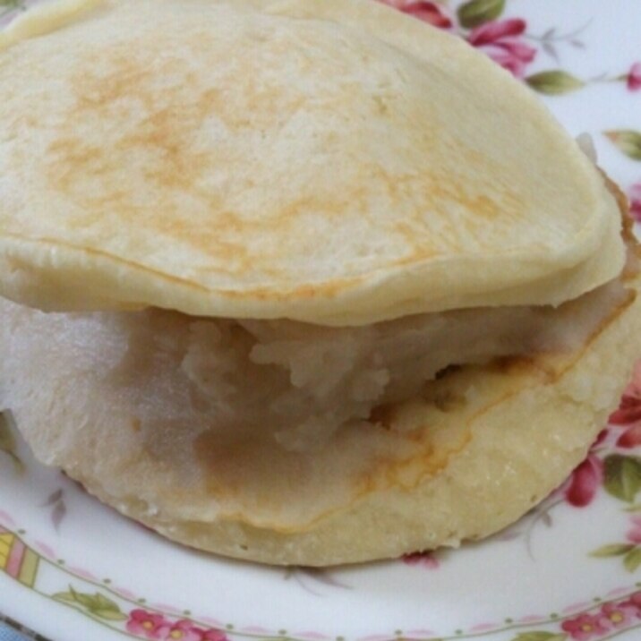 卵なしのもっちりどら焼き